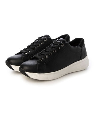 MODE ET JACOMO <MODE ET JACOMO>【軽量】レースアップ厚底スニーカー ブラック