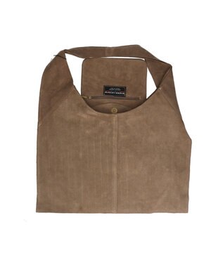 INTER-CHAUSSURES 【ANDREA CARDONE】スエードショルダーバッグ ベージュスウェード