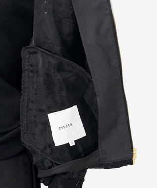 23区 S 【エステータ/Precious掲載】ヴィンテージコードレース ブルゾン ブラック系