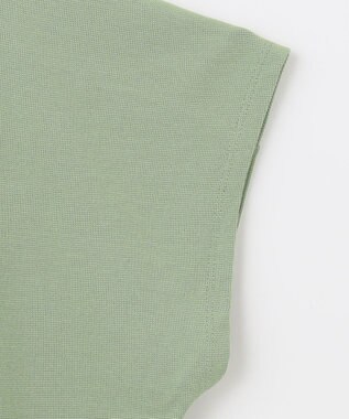 ANY L Vネックフレンチスリーブ プルオーバー ライトグリーン