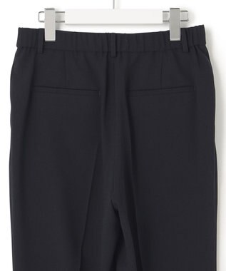 23区 L 【セットアップ対応/洗える】合繊 セットアップ テーパードパンツ ネイビー系