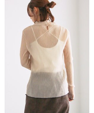 Te chichi ランダムプリーツシアーインナー クリーム