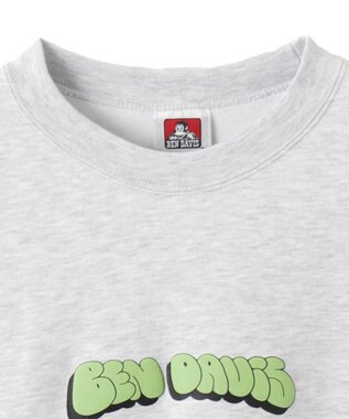 WEGO 【ユニセックス着用ITEM/MLサイズ展開/裏起毛】別注BENDAVISプランプロゴプルオーバー アッシュグレー