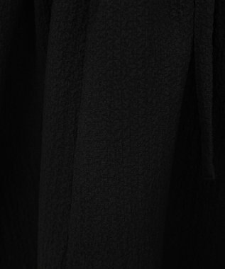 earth music&ecology バックリボンパフスリーブミニワンピース Black