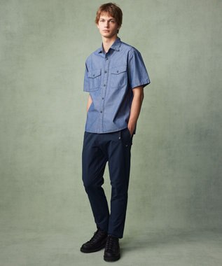 JOSEPH ABBOUD MOUNTAIN 【7ポケット/撥水性/ソフト】ハイパワー2WAYストレッチパンツ ネイビー系