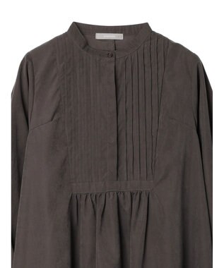 Green Parks armonia．ピンタックワンピース Charcoal Gray