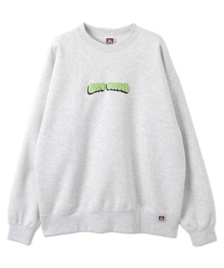 WEGO 【ユニセックス着用ITEM/MLサイズ展開/裏起毛】別注BENDAVISプランプロゴプルオーバー アッシュグレー