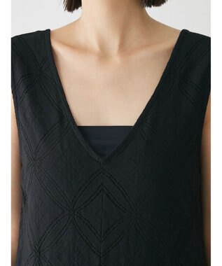 Green Parks クラシックレースロンパース Black