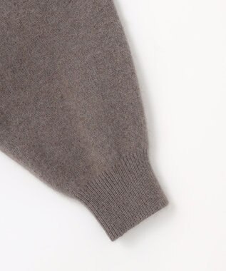 組曲 S フラッフィーファーＶネック ニット ブラウン系