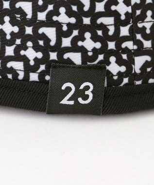 23区GOLF 【UNISEX】リバーシブルモノグラムバケットハット ブラック系5