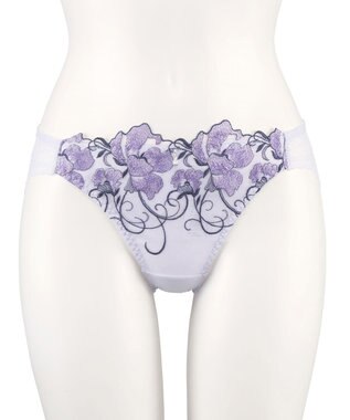 San-ai Resort（三愛水着楽園） 【SALE】エレガントコレクション2403バックレースショーツ 【northerly】 パープル