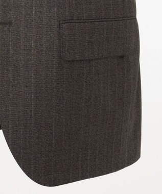 J.PRESS MEN 【ESSENTIAL CLOTHING】オルタネートストライプ スーツ グレー系1