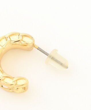 組曲 フェイクパールリングピアス ゴールド系