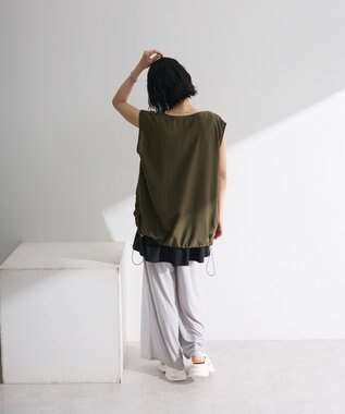 Green Parks シアーミリタリーベスト Black