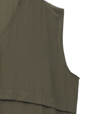 Green Parks シアーミリタリーベスト Black