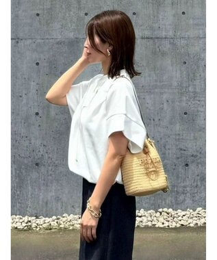 Green Parks 裾ドロストポンチプルオーバー Off White