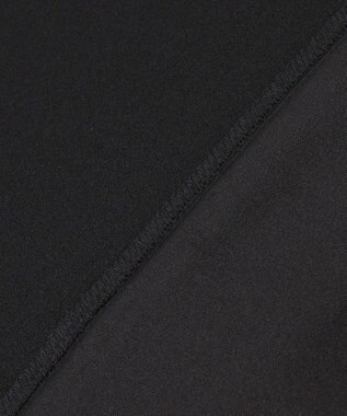 ICB L 【洗える】ジョーゼットジャージー  ドルマンスリーブプルオーバー ブラック系