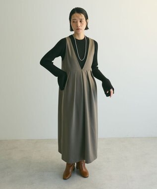 Green Parks armonia.前後２ｗａｙポンチジャンスカ Charcoal Gray