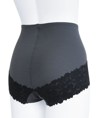 Wing 美尻も叶える補整ショーツ　【Pパンツ】　はきこみ丈ふかめ　ウイング／ワコール　KJ4220 ダークブラウン