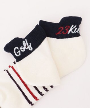 23区GOLF 【WOMEN】アンクルソックス ホワイト系