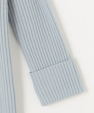 組曲 バルキーニット ワンピース サックスブルー系