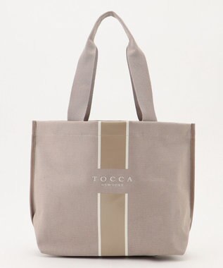 TOCCA 【A4サイズ対応・WEB＆一部店舗限定】PASSI CANVASTOTE キャンバス トートバッグ グレージュ系