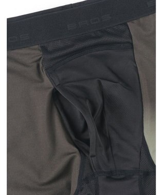 WACOAL MEN ボクサーパンツ【CROSSWALKER】はいて歩いてカロリー消費アップをめざそう！ムレ軽減設計 前開き スパッツ ロング丈 GX6007 /ブロス バイ ワコールメン ベージュ