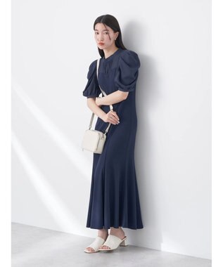 earth music&ecology リブドッキングワンピース Navy