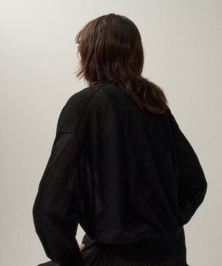 ATON COMPACT COTTON | クルーネックセーター BLACK