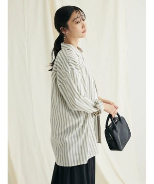 CRAFT STANDARD BOUTIQUE レギュラーカラーシャツ Stripe Ivory