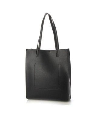 UNBILLION cachecache WEB限定シンセティックレザーフロントポケットトート ブラック