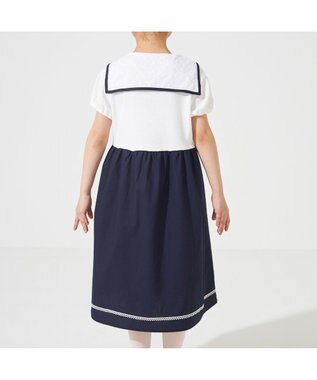 Chacott ジップアップワンピース ネイビー