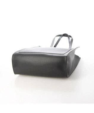 UNBILLION cachecache WEB限定シンセティックレザーフロントポケットトート ブラック