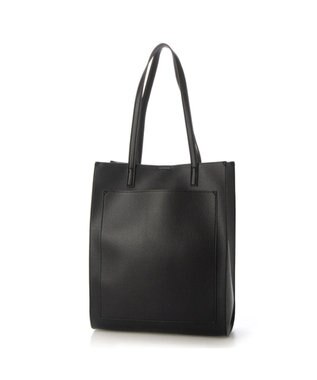 UNBILLION cachecache WEB限定シンセティックレザーフロントポケットトート ブラック