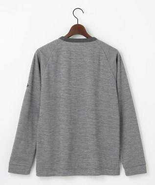 JOSEPH ABBOUD MOUNTAIN 【ソフト/吸水速乾】メランジバックメッシュ Tシャツ グレー系