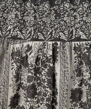 GRACE CONTINENTAL バンダナティアードスカート ブラック