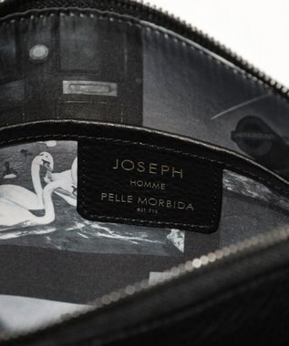 JOSEPH HOMME 【LEON 掲載】＜JOSEPH HOMME別注＞PELLE MORBIDA / サコッシュ ブラック系
