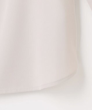 ANY SIS フロントタックバイカラー ブラウス グレージュ×アイボリー