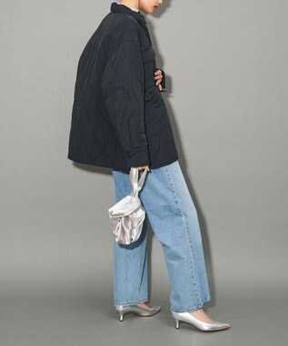 Green Parks キルティングシャツブルゾン Black