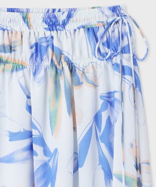 Paul Smith Tulip Allover ギャザースカート ライトブルー