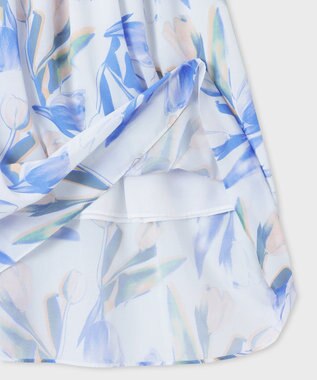 Paul Smith Tulip Allover ギャザースカート ライトブルー