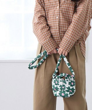 ROOTOTE 0697【弾む軽さフェザールー】FE.べビール―.フラワーRTG-A 02：グリーン