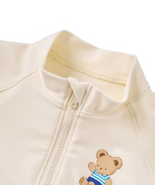 MIKI HOUSE HOT BISCUITS 【ミキハウス】【80-130cm】ラッシュガード アイボリー