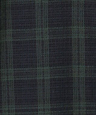 J.PRESS MEN 真夏を乗り切る爽快感と機能性【吸水速乾 / 接触冷感 / 高通気性 / ウォッシャブル】サッカーチェック シャツ / バンドカラー ネイビー系3