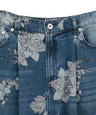 Green Parks ・SUGAR SPOON フラワーptデニムパンツ Indigo