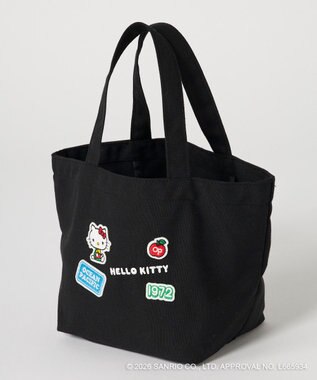 OP／FILA 【Ocean Pacific×ハローキティ】キャンバスミニトートバッグ ブラック