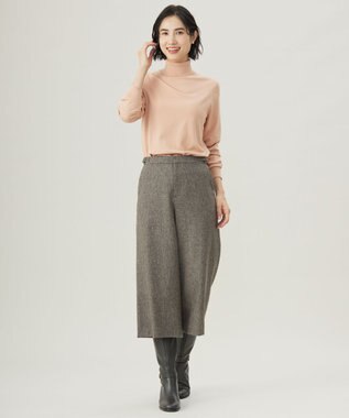 J.PRESS LADIES 【ご好評につき新色追加！・WEB限定カラーあり・洗える】PRINCE タートルネック ニット ピンク系