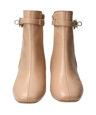 Bridget Birkin 【Bridget Birkin】ハート金具ベルトショートブーツ ベージュ