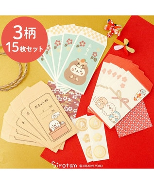 Mother garden しろたん ぽち袋午年セット 《午年 おきゅ～料 お友達水引》 3柄セット