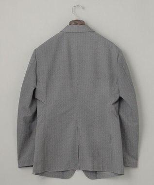 GOTAIRIKU 圧倒的清涼感・８つの夏機能【接触冷感/通気性/軽量/撥水…等】クールドッツ セットアップジャケット_ヘリンボーンプリント（25年モデル） ライトグレー_ヘリンボーン柄